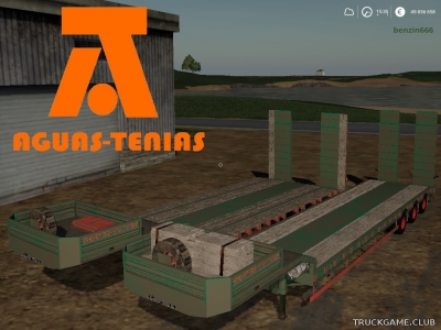 Мод "Aguas Tenias Gondola Camion" для Farming Simulator 2019