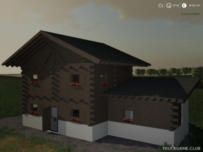 Мод "Placeable Tyrolean Farm House" для Farming Simulator 2019