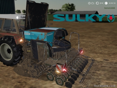 Мод "Sulky Progress P100" для Farming Simulator 2019