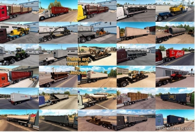 Мод "Trailers and cargo pack by Jazzycat v3.2" для American Truck Simulator