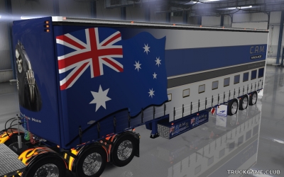 Мод "Owned Drop Trailers" для American Truck Simulator