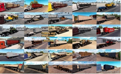 Мод "Trailers and cargo pack by Jazzycat v3.1.1" для American Truck Simulator