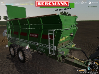 Мод "Bergmann TSW 6240W" для Farming Simulator 2019