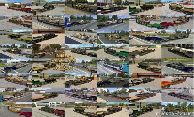 Мод "Military cargo pack by Jazzycat v3.8.1" для Euro Truck Simulator 2