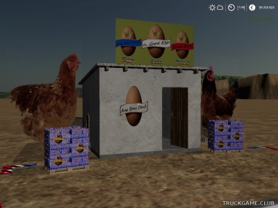 Мод "Placeable Egg Sale Point" для Farming Simulator 2019