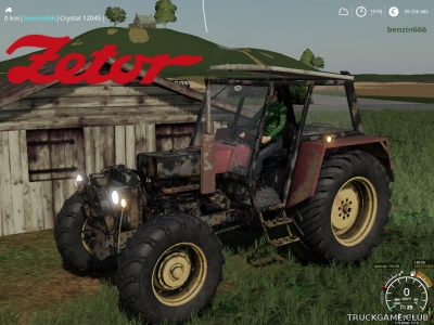 Мод "Zetor Crystal 12045" для Farming Simulator 2019