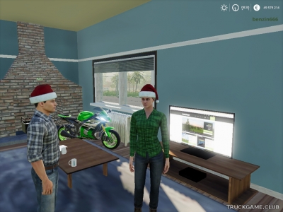 Мод "Santa Hat" для Farming Simulator 2019