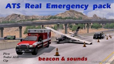 Мод "Real Emergency Ai Traffic pack" для American Truck Simulator