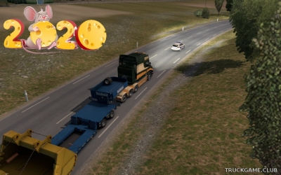 Мод "Special Transport Escort Police" для Euro Truck Simulator 2
