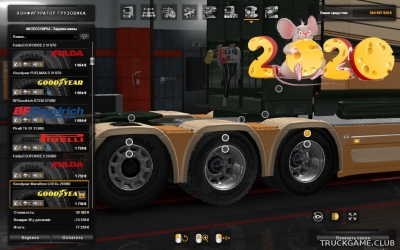 Мод "Real Tires Mod v3.0" для Euro Truck Simulator 2