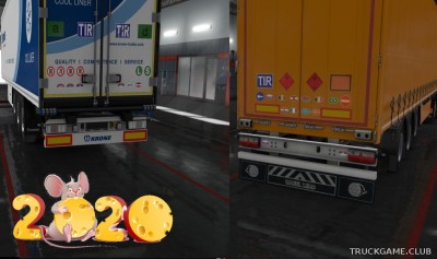 Мод "Signs For Trailers v0.8.5" для Euro Truck Simulator 2