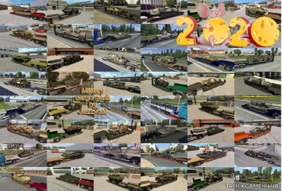 Мод "Military cargo pack by Jazzycat v3.9" для Euro Truck Simulator 2