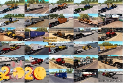 Мод "Trailers and cargo pack by Jazzycat v3.3" для American Truck Simulator