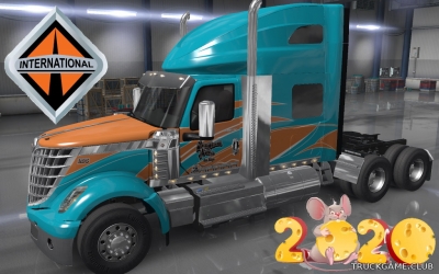 Мод "International LoneStar Soutern Pride Skin" для American Truck Simulator