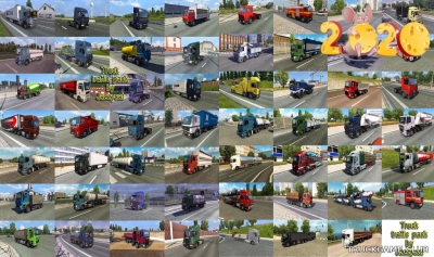 Мод "Truck traffic pack by Jazzycat v3.9.1" для Euro Truck Simulator 2