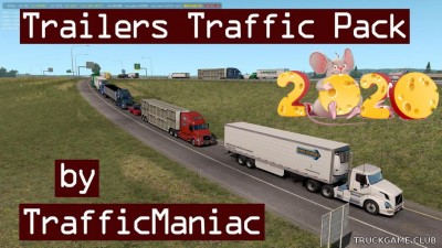Мод "Trailers traffic pack by TrafficManiac v2.1" для American Truck Simulator