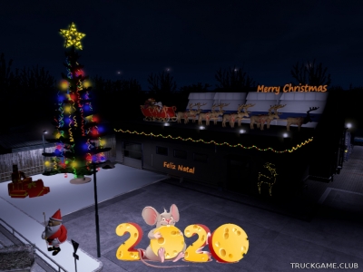 Мод "Christmas Truck Service" для Euro Truck Simulator 2