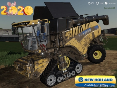 Мод "New Holland CR 6.90" для Farming Simulator 2019
