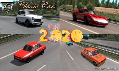 Мод "GTA V Classic Traffic Pack" для Euro Truck Simulator 2