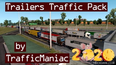 Мод "Trailers traffic pack by TrafficManiac v3.5" для Euro Truck Simulator 2