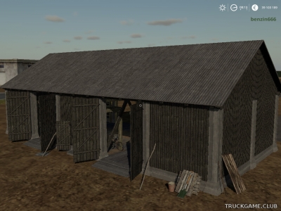 Мод "Placeable Old Double Barn" для Farming Simulator 2019