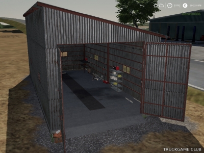 Мод "Placeable Metal Shed" для Farming Simulator 2019