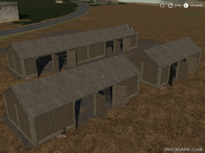 Мод "Placeable Wooden Sheds" для Farming Simulator 2019