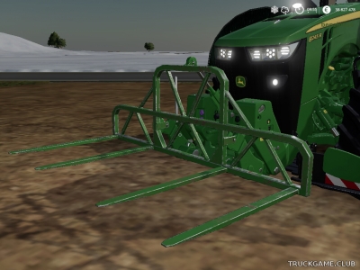 Мод "DMI MetalworX Double Palletvork" для Farming Simulator 2019