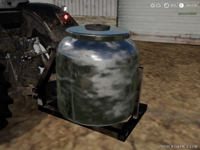 Мод "Water Milk Tank 3 Point" для Farming Simulator 2019