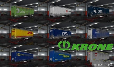 Мод "Krone Megaliner Dirty Skins" для Euro Truck Simulator 2
