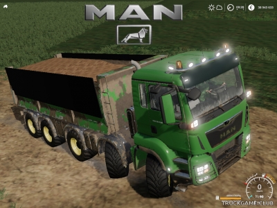 Мод "MAN TGS 18.500 Kipper v1.0.4" для Farming Simulator 2019