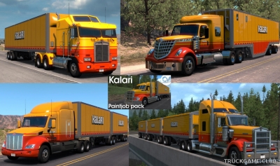 Мод "Kalari Paintjob Pack" для American Truck Simulator