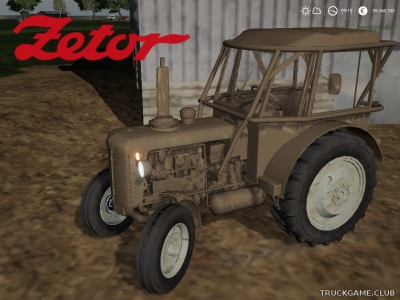Мод "Zetor 50 Super" для Farming Simulator 2019
