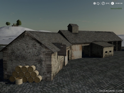 Мод "Placeable Old Stone Barn" для Farming Simulator 2019