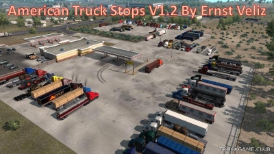 Мод "American Truck Stops v1.2" для American Truck Simulator