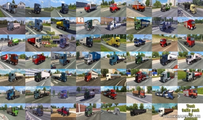 Мод "Truck traffic pack by Jazzycat v4.0.1" для Euro Truck Simulator 2