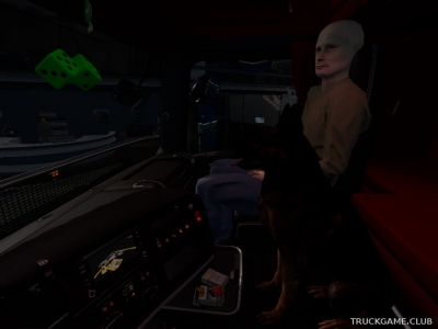Мод "Animated Passenger v2.1" для Euro Truck Simulator 2