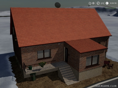 Мод "Placeable Polish Brick House" для Farming Simulator 2019