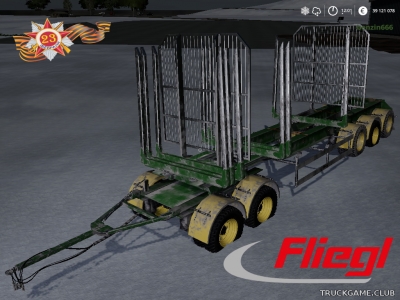 Мод "Flieg Log Trailer v3.0" для Farming Simulator 2019