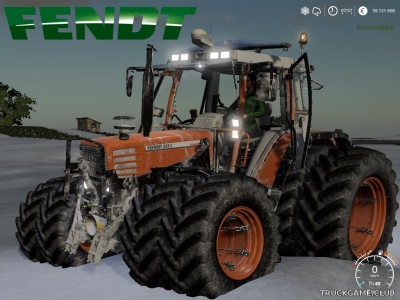 Мод "Fendt Favorit 509C / 510C FL v5.0" для Farming Simulator 2019