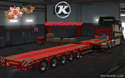 Мод "Owned Kaessbohrer Trailer Pack" для Euro Truck Simulator 2