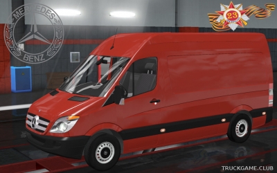 Мод "Mercedes Sprinter 2009 v1.8" для Euro Truck Simulator 2