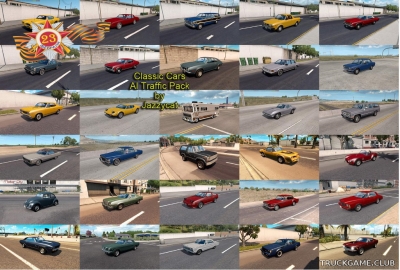 Мод "Classic Ai traffic pack by Jazzycat v5.1" для American Truck Simulator