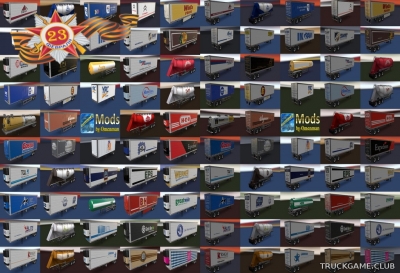 Мод "Trailer pack by omenman v3.25.2" для American Truck Simulator
