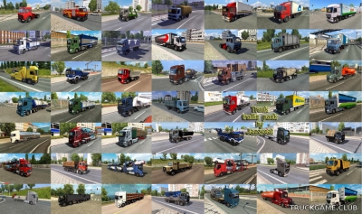Мод "Truck traffic pack by Jazzycat v4.1" для Euro Truck Simulator 2