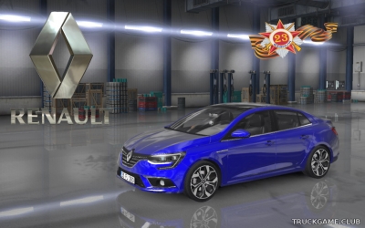 Мод "Renault Megane IV" для Euro Truck Simulator 2