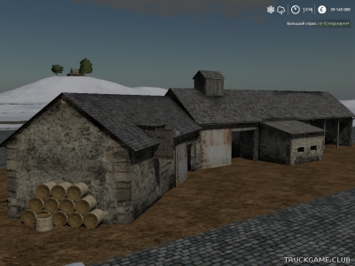 Мод "Placeable Old Stone Barn v1.1" для Farming Simulator 2019