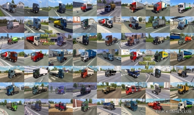Мод "Truck traffic pack by Jazzycat v4.1.1" для Euro Truck Simulator 2
