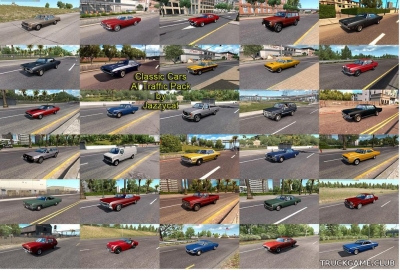 Мод "Classic Ai traffic pack by Jazzycat v5.3" для American Truck Simulator