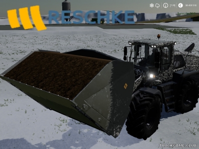 Мод "Reschke High Tip Shovel" для Farming Simulator 2019